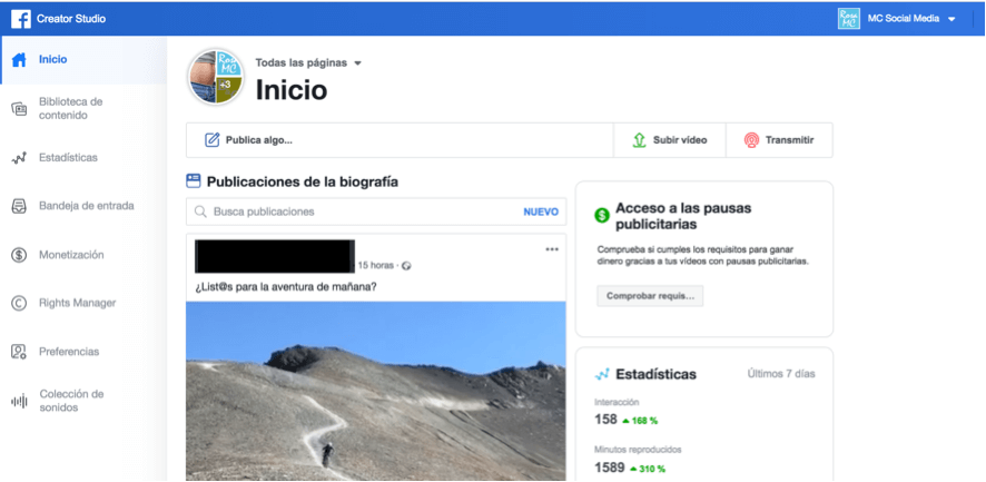 plataforma de creator studio