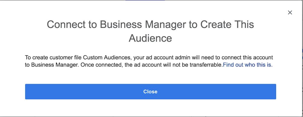 Audiencias Personalizadas con el Business Manager
