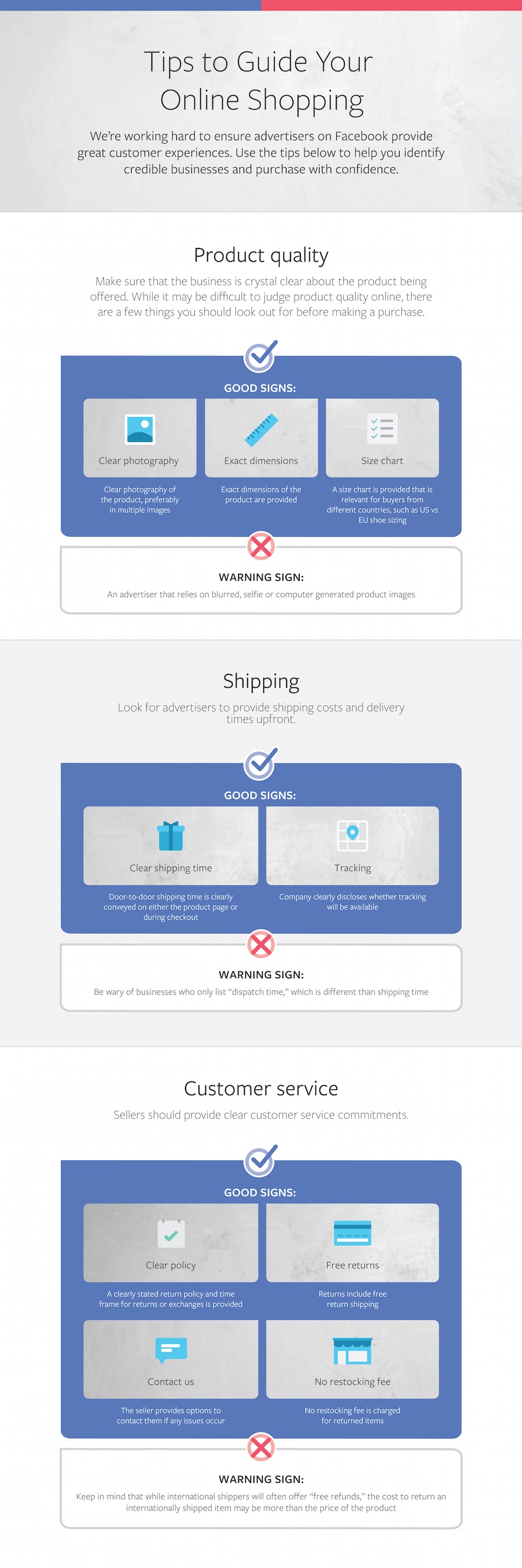 tips guía venta online
