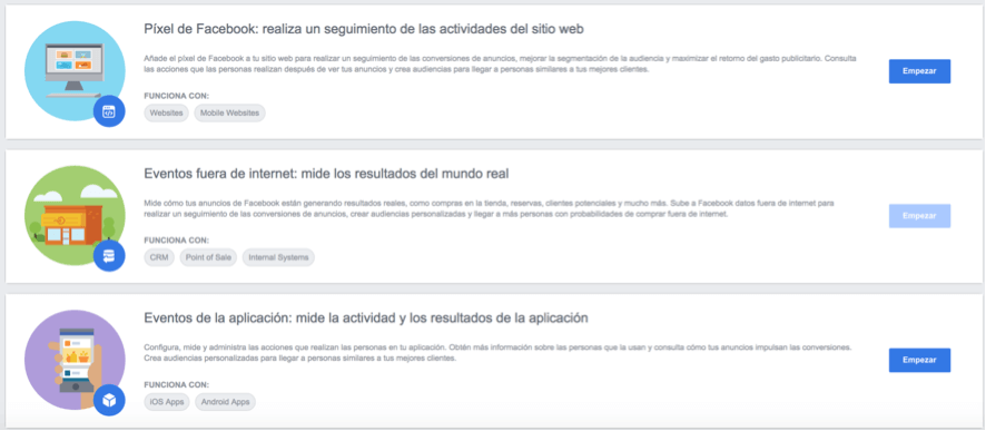 formas de implementar el pixel de facebook