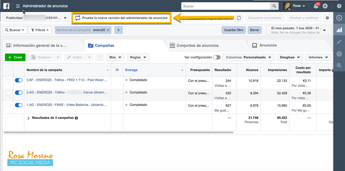 cambios-novedades-facebook-antigua-interfaz-ads-manager cambios novedades facebook antigua interfaz ads manager