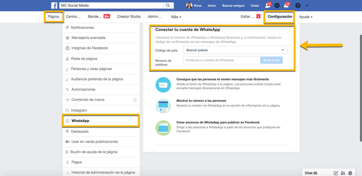 cambios-novedades-facebook-conectar-whatsapp-business-y-pagina-facebook cambios novedades facebook conectar whatsapp business y pagina facebook