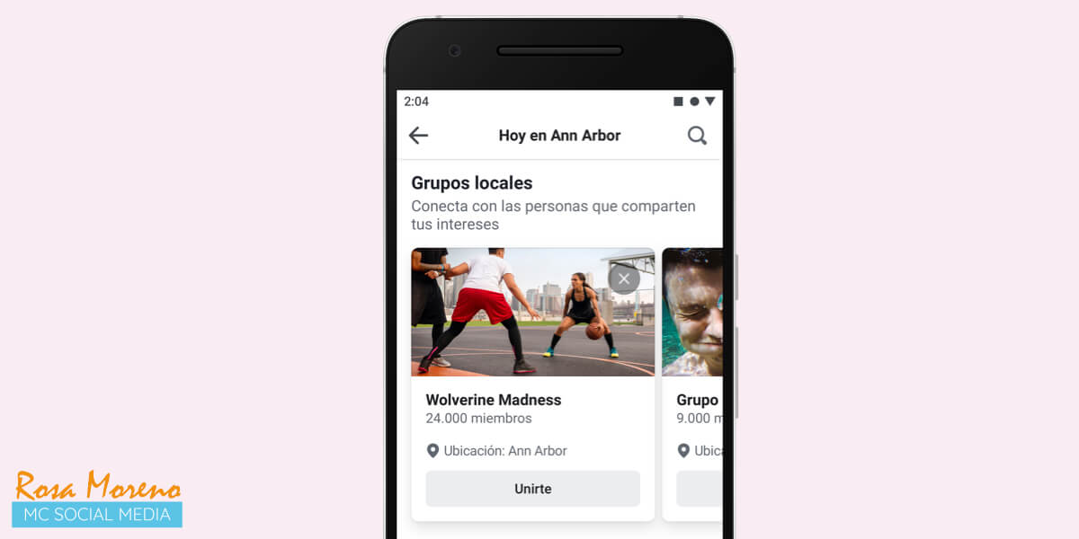 cambios-novedades-facebook-f8-2019-nuevas-funciones-grupos-facebook-encontrar-grupos-locales cambios novedades facebook f8 2019 privacidad marck zuckerberg facebook