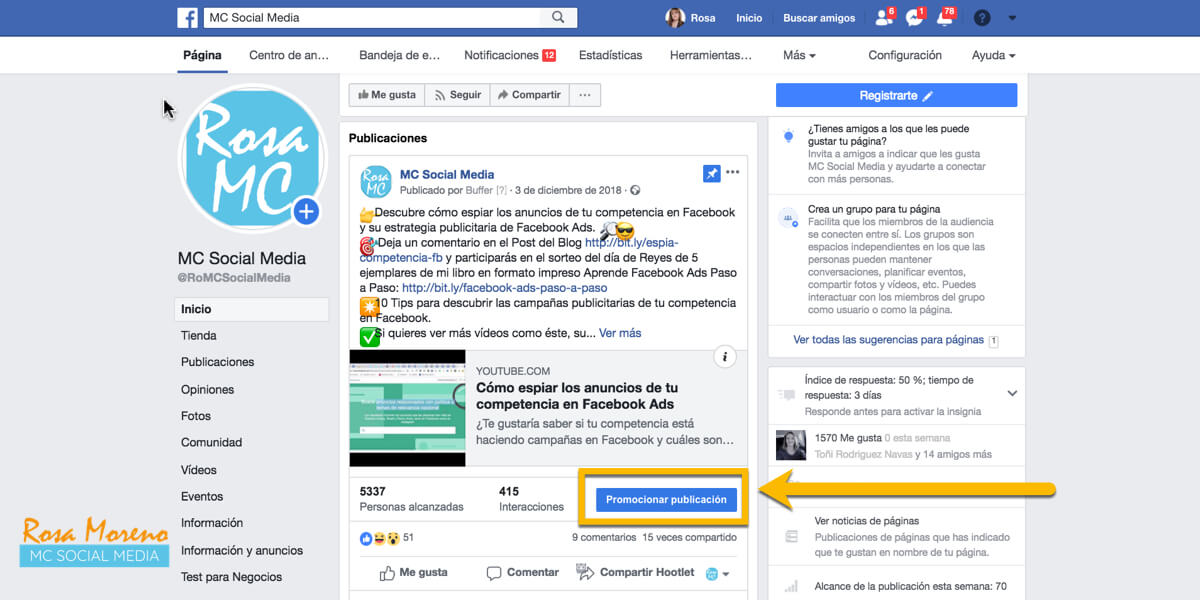 como crear anuncio publicitario facebook varios idiomas campañas facebook ads promocionar publicacion