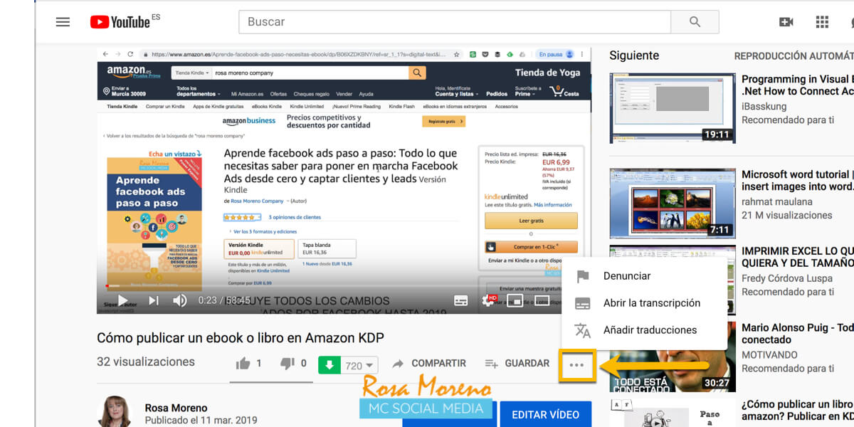 como poner subtitulos videos subidos facebook crear subtitulos automaticos desde url video
