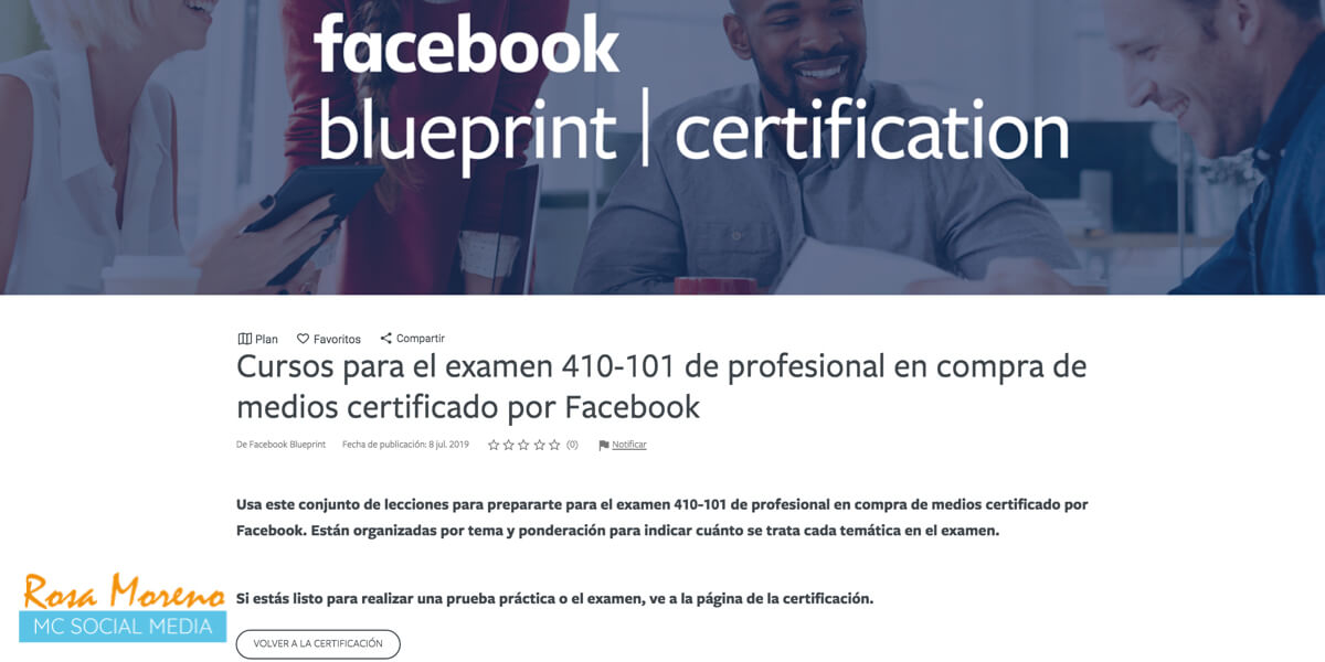 curso gratis publicidad facebook ads como acceder temario cursos certificados facebook