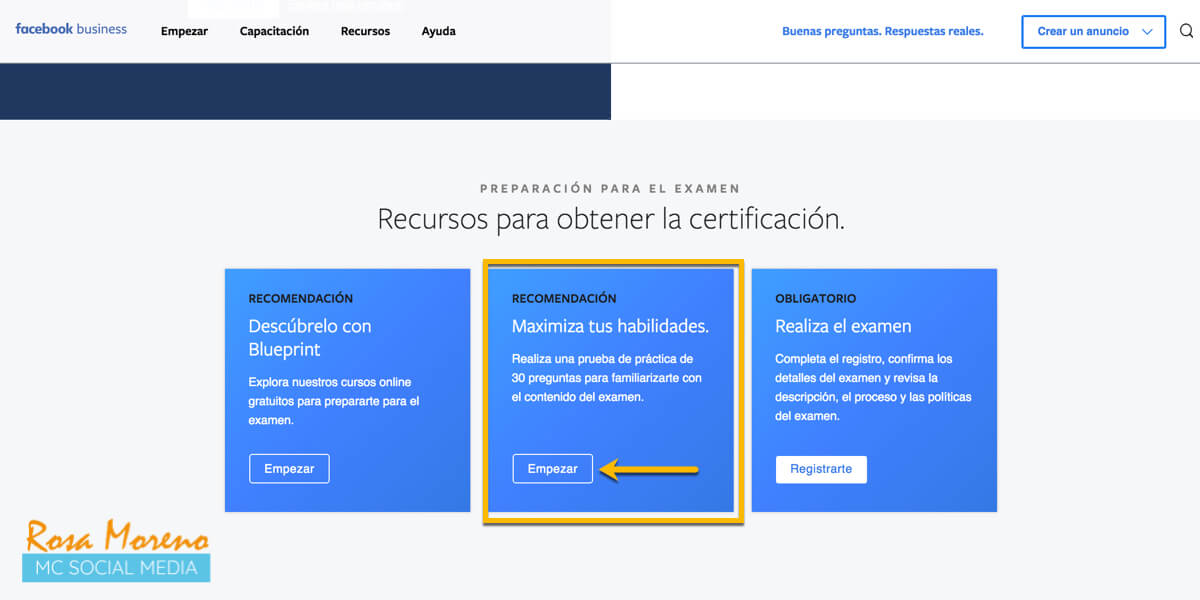 curso gratis publicidad facebook ads como prueba practica compra medios facebook