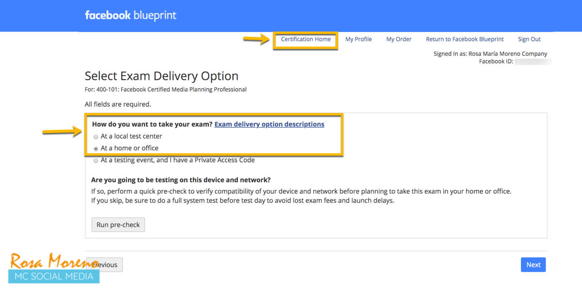 curso gratis publicidad facebook ads como registrarte examen escoger presencial online