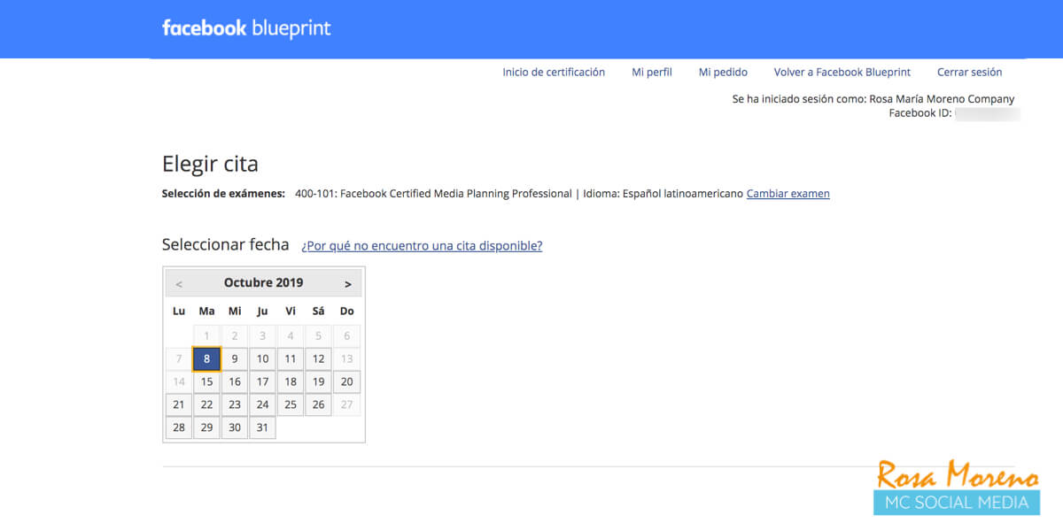 curso gratis publicidad facebook ads como registrarte examen online programar fecha