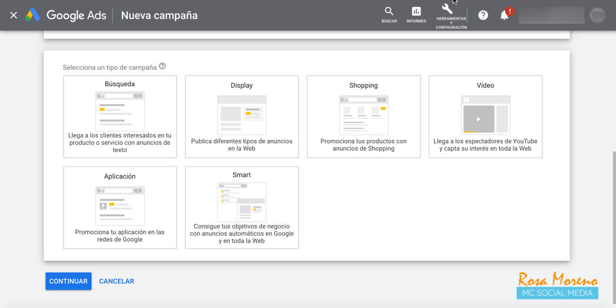 como hacer publicidad en google ads tipos campañas publicitarias google ads