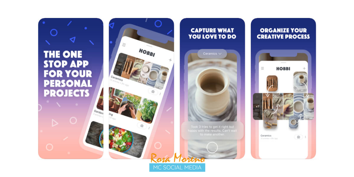 hobbi nueva app facebook para competir con pinterest descarga apple store