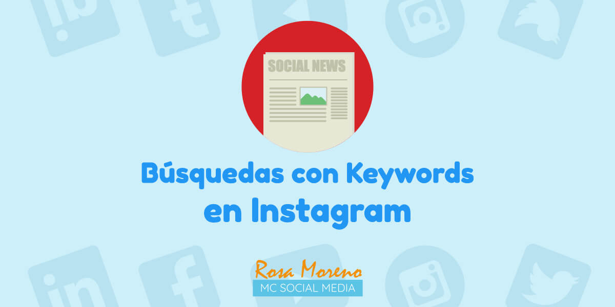Instagram permite busquedas con keywords